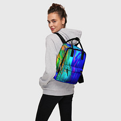 Рюкзак женский Разводы красок, цвет: 3D-принт — фото 2