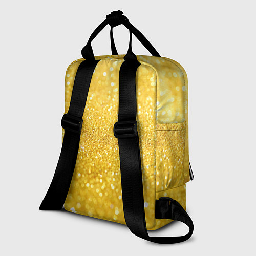 Женский рюкзак Золото / 3D-принт – фото 2