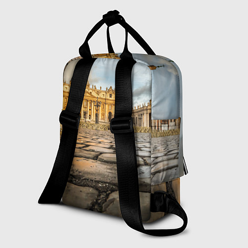 Женский рюкзак Площадь святого Петра / 3D-принт – фото 2