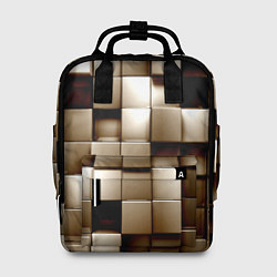 Рюкзак женский Кубики, цвет: 3D-принт