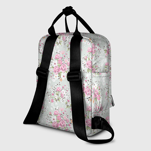 Женский рюкзак Flower pattern / 3D-принт – фото 2