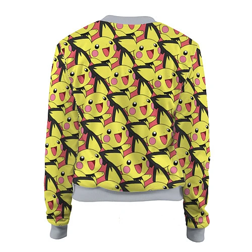Женский бомбер Pikachu / 3D-Меланж – фото 2