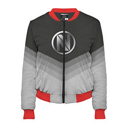 Бомбер женский EnVyUs Uniform, цвет: 3D-красный