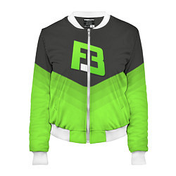 Бомбер женский FlipSid3 Uniform, цвет: 3D-белый