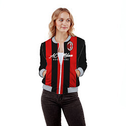 Бомбер женский AC Milan, цвет: 3D-меланж — фото 2