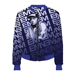 Бомбер женский Eminem, цвет: 3D-синий
