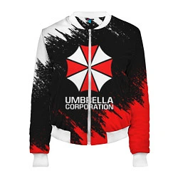 Бомбер женский UMBRELLA CORP, цвет: 3D-белый