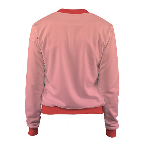 Женский бомбер Gradient Roseanna Orange to pink / 3D-Красный – фото 2