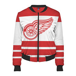 Бомбер женский Detroit Red Wings, цвет: 3D-черный