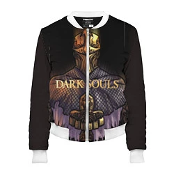 Бомбер женский Dark Souls: Knight, цвет: 3D-белый