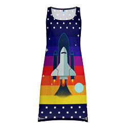 Туника женская Запуск ракеты, цвет: 3D-принт