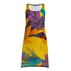 Туника женская Солнечные тропики, цвет: 3D-принт
