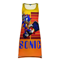 Туника женская Sonic - Соник, цвет: 3D-принт