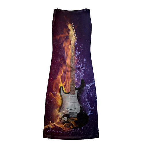 Женская туника Гитара огня / 3D-принт – фото 2