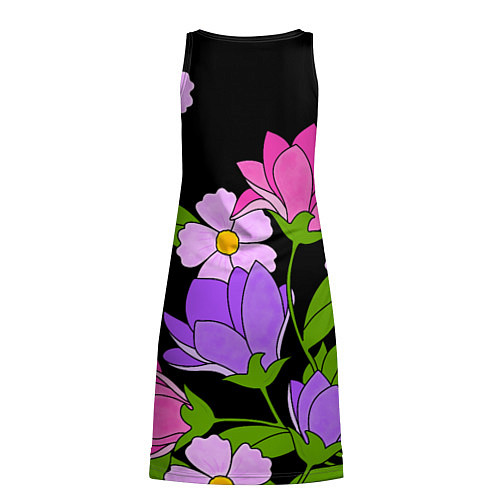 Женская туника Ночные цветы / 3D-принт – фото 2