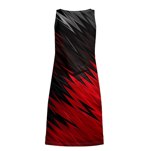 Женская туника ЧЁРНО КРАСНЫЕ КРАСКИ RED BLACK STRIPES / 3D-принт – фото 2