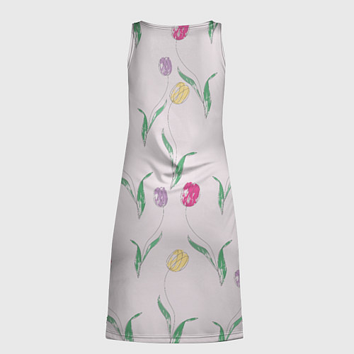 Женская туника Цветут тюльпаны / 3D-принт – фото 2