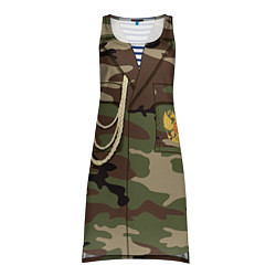 Туника женская Униформа дембеля, цвет: 3D-принт