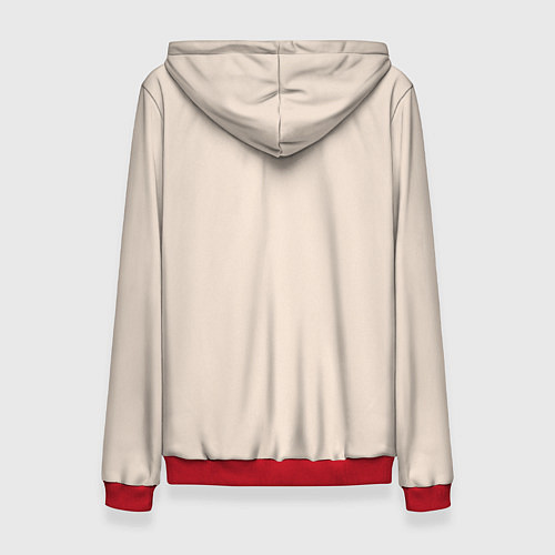 Женская толстовка Британец 7 / 3D-Красный – фото 2