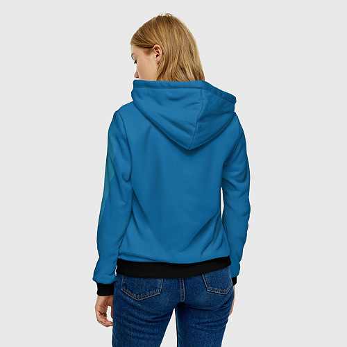 Женская толстовка Остров / 3D-Черный – фото 4