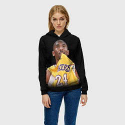 Толстовка-худи женская Kobe Bryant, цвет: 3D-черный — фото 2