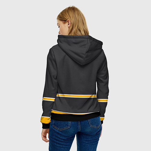 Женская толстовка Boston Bruins / 3D-Черный – фото 4