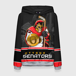 Толстовка-худи женская Ottawa Senators, цвет: 3D-меланж