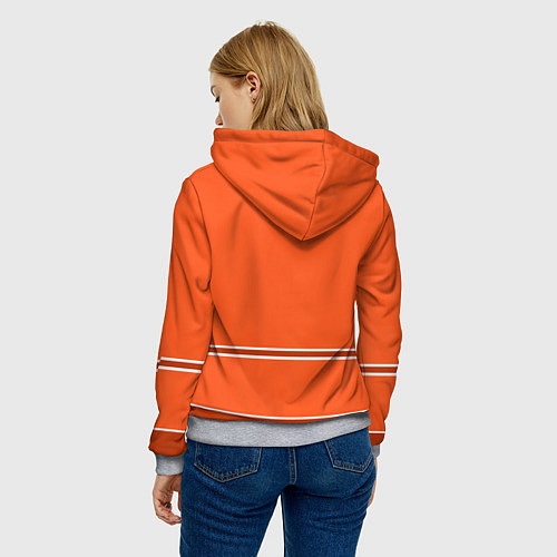 Женская толстовка Philadelphia Flyers / 3D-Меланж – фото 4