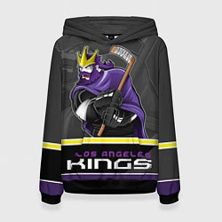 Толстовка-худи женская Los Angeles Kings, цвет: 3D-черный