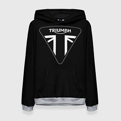 Толстовка-худи женская Triumph 4, цвет: 3D-меланж