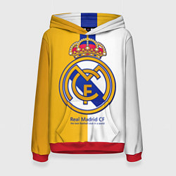 Толстовка-худи женская Real Madrid CF, цвет: 3D-красный