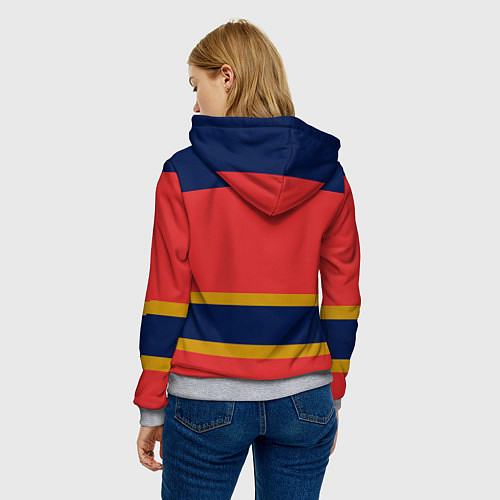 Женская толстовка Florida Panthers / 3D-Меланж – фото 4