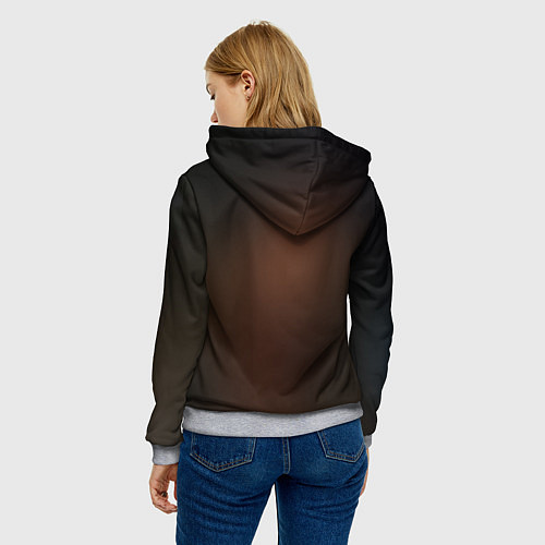 Женская толстовка Ниган / 3D-Меланж – фото 4