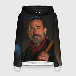 Толстовка-худи женская Ниган, цвет: 3D-белый