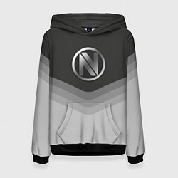 Толстовка-худи женская EnVyUs Uniform, цвет: 3D-черный