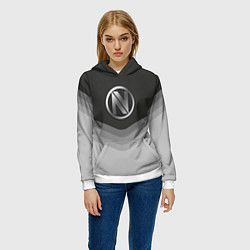 Толстовка-худи женская EnVyUs Uniform, цвет: 3D-белый — фото 2