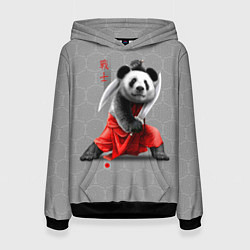 Толстовка-худи женская Master Panda, цвет: 3D-черный