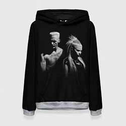 Толстовка-худи женская Die Antwoord: Black, цвет: 3D-меланж