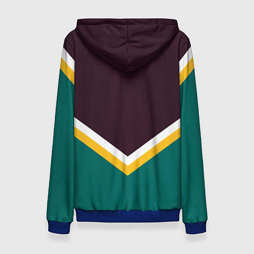 Женская толстовка NHL: Anaheim Ducks / 3D-Синий – фото 2