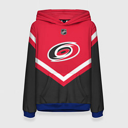 Толстовка-худи женская NHL: Carolina Hurricanes, цвет: 3D-синий