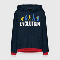 Толстовка-худи женская Vault Evolution, цвет: 3D-красный