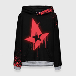 Толстовка-худи женская Astralis: Black collection, цвет: 3D-меланж