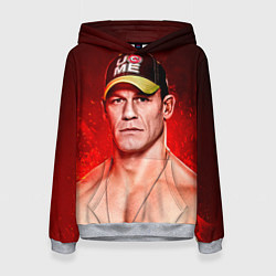 Толстовка-худи женская John Cena: Flame, цвет: 3D-меланж