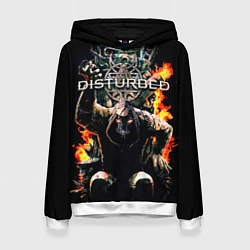 Женская толстовка Disturbed: Flame Throne