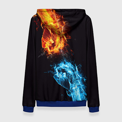 Женская толстовка Boxing Russia / 3D-Синий – фото 2