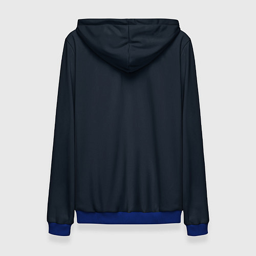 Женская толстовка Лесная сова / 3D-Синий – фото 2