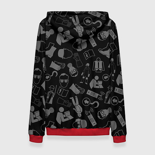 Женская толстовка Технику безопасности я знаю / 3D-Красный – фото 2