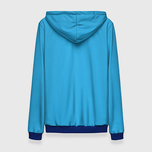 Женская толстовка I eat dolphins / 3D-Синий – фото 2