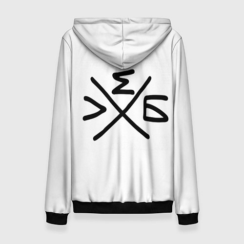 Женская толстовка Хлеб: символ / 3D-Черный – фото 2