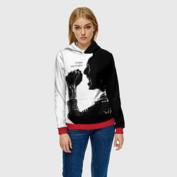 Толстовка-худи женская Bennington Rock, цвет: 3D-красный — фото 2